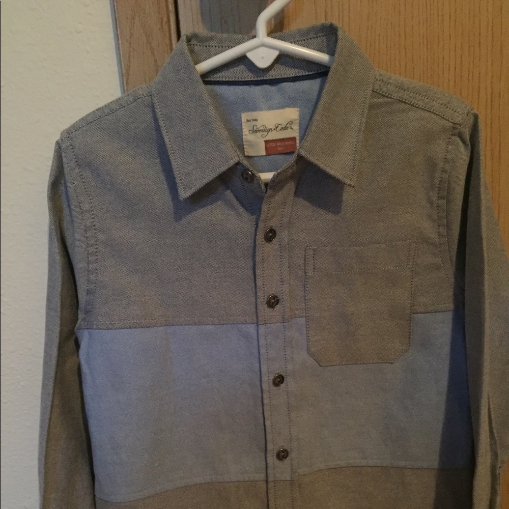 Boys sovereign code long sleeve button up